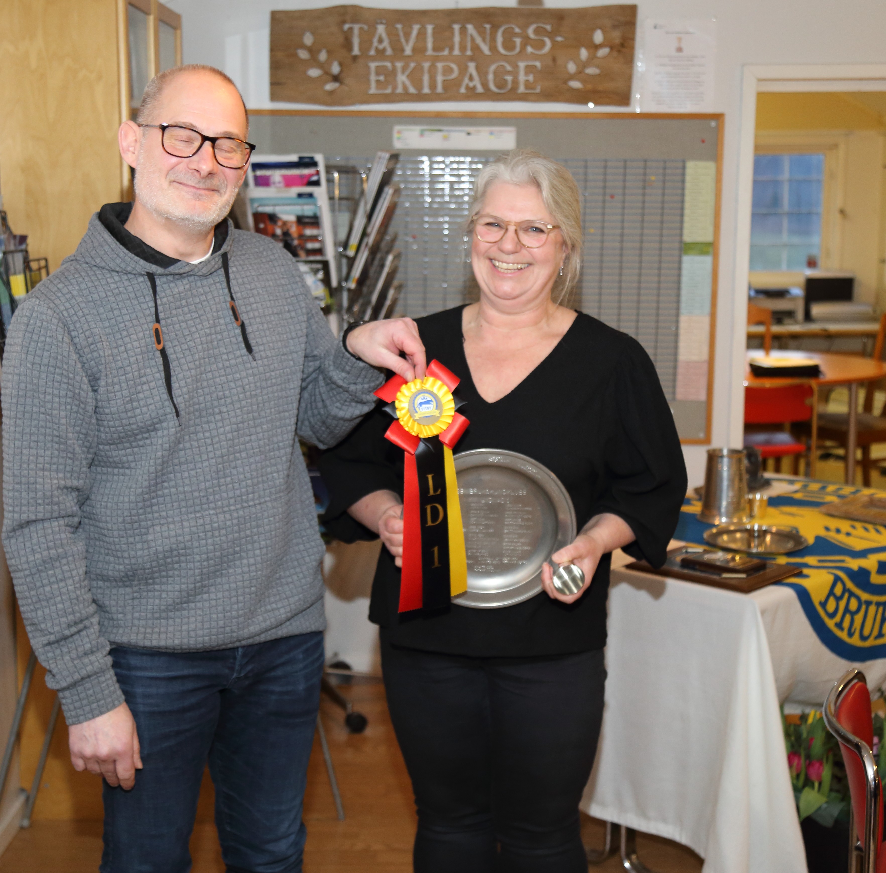 Klubbmästare Lydnadsklass 1, samt titel LD 1, Pernilla Åhlin & Tribusas Malvasson Churchill