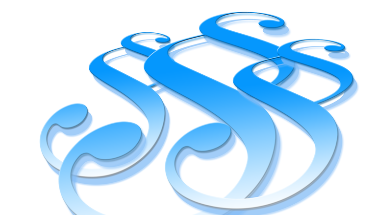 Bild som visar tre blåa paragrafer på vid bakgrund.