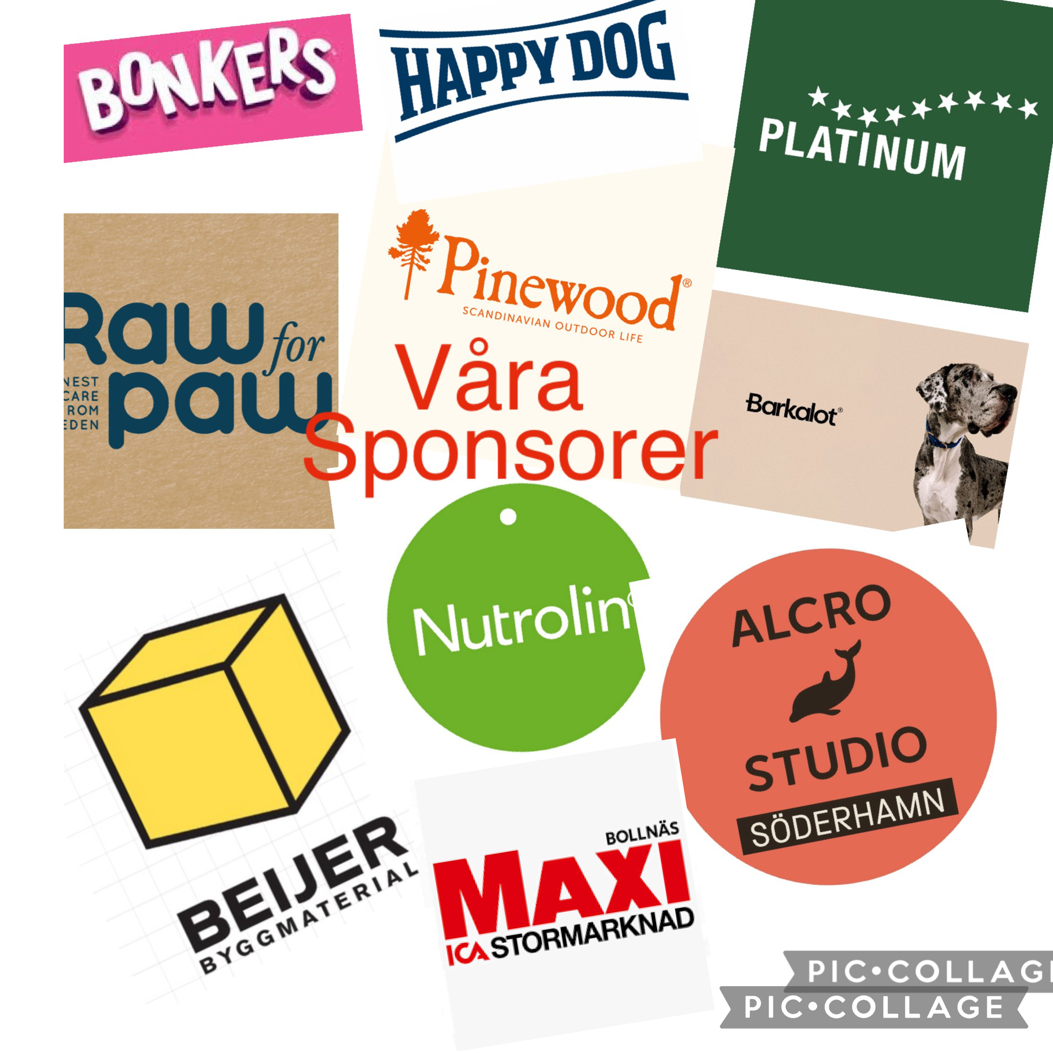 Sponsorer förutom Agria