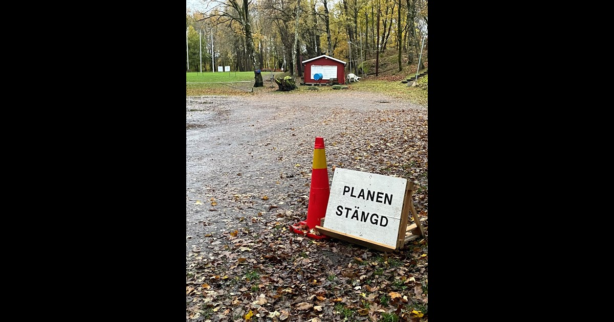 Appellplanen avstängd - SBK:s Göteborgsavdelning