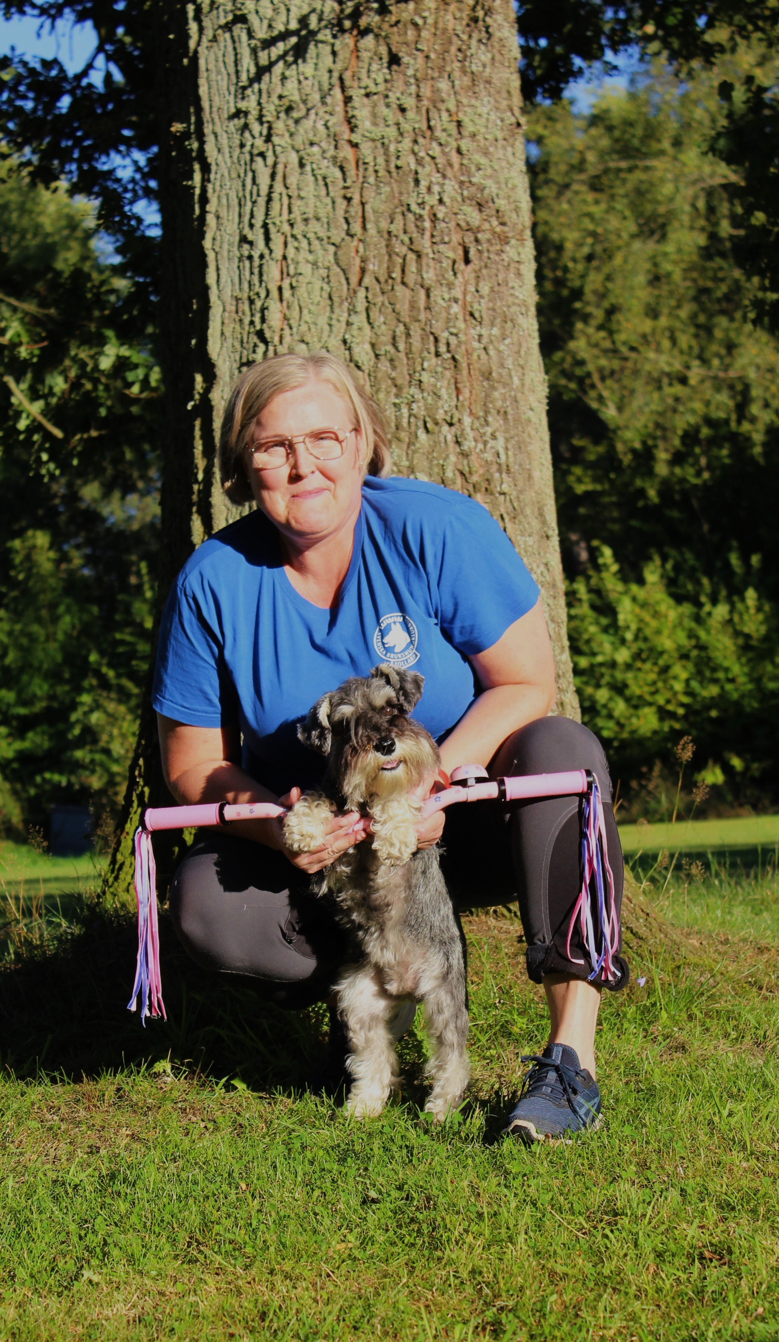 Camilla Hindorf med hund