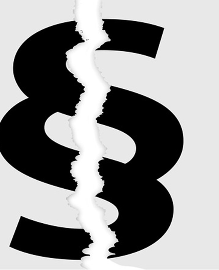 Bild som visar ett trasigt §.