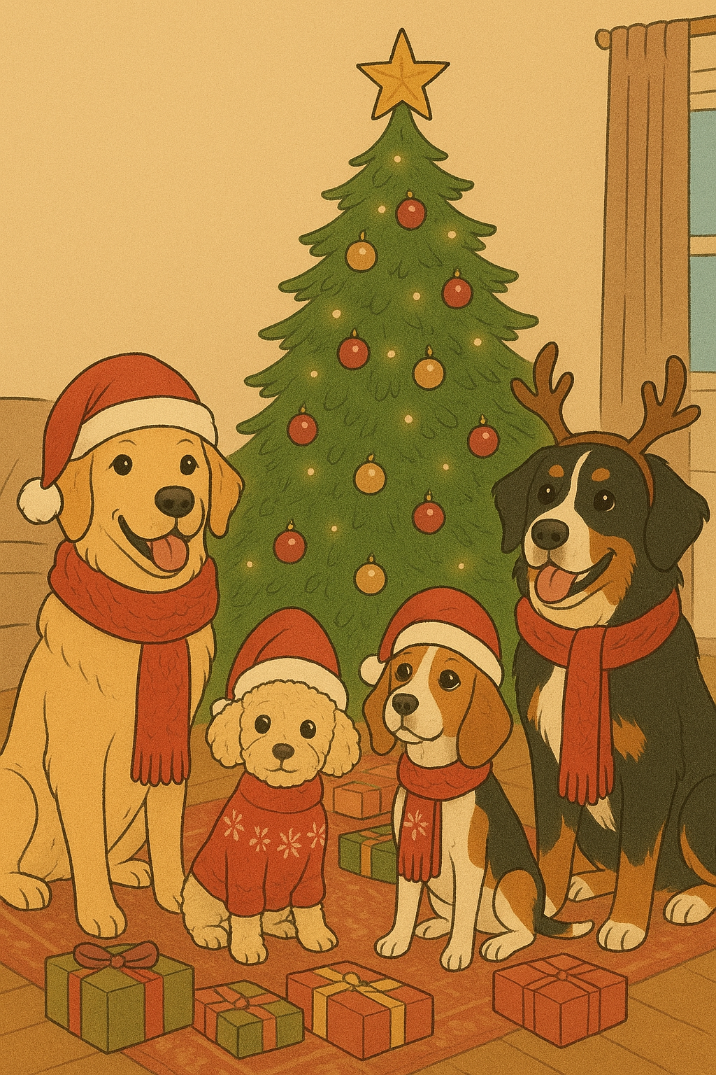 AI bild för julfest