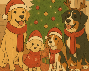 AI bild för julfest