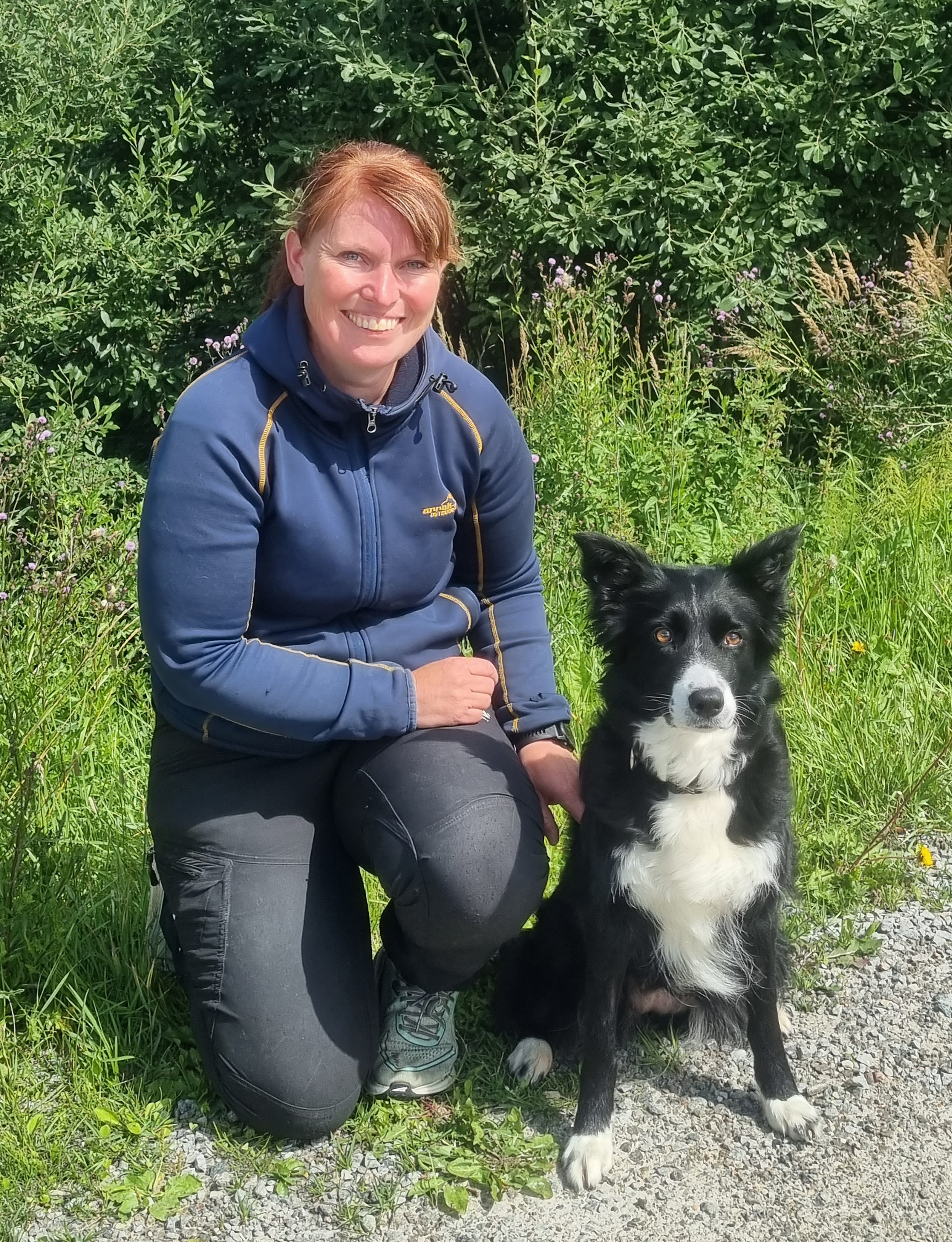 Hanna Högström med Ferry.
