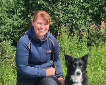 Hanna Högström med Ferry.