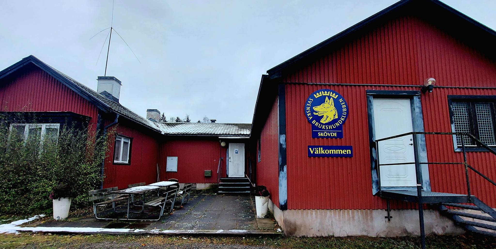 En bild på Skövde Brukshundklubbs stuga
