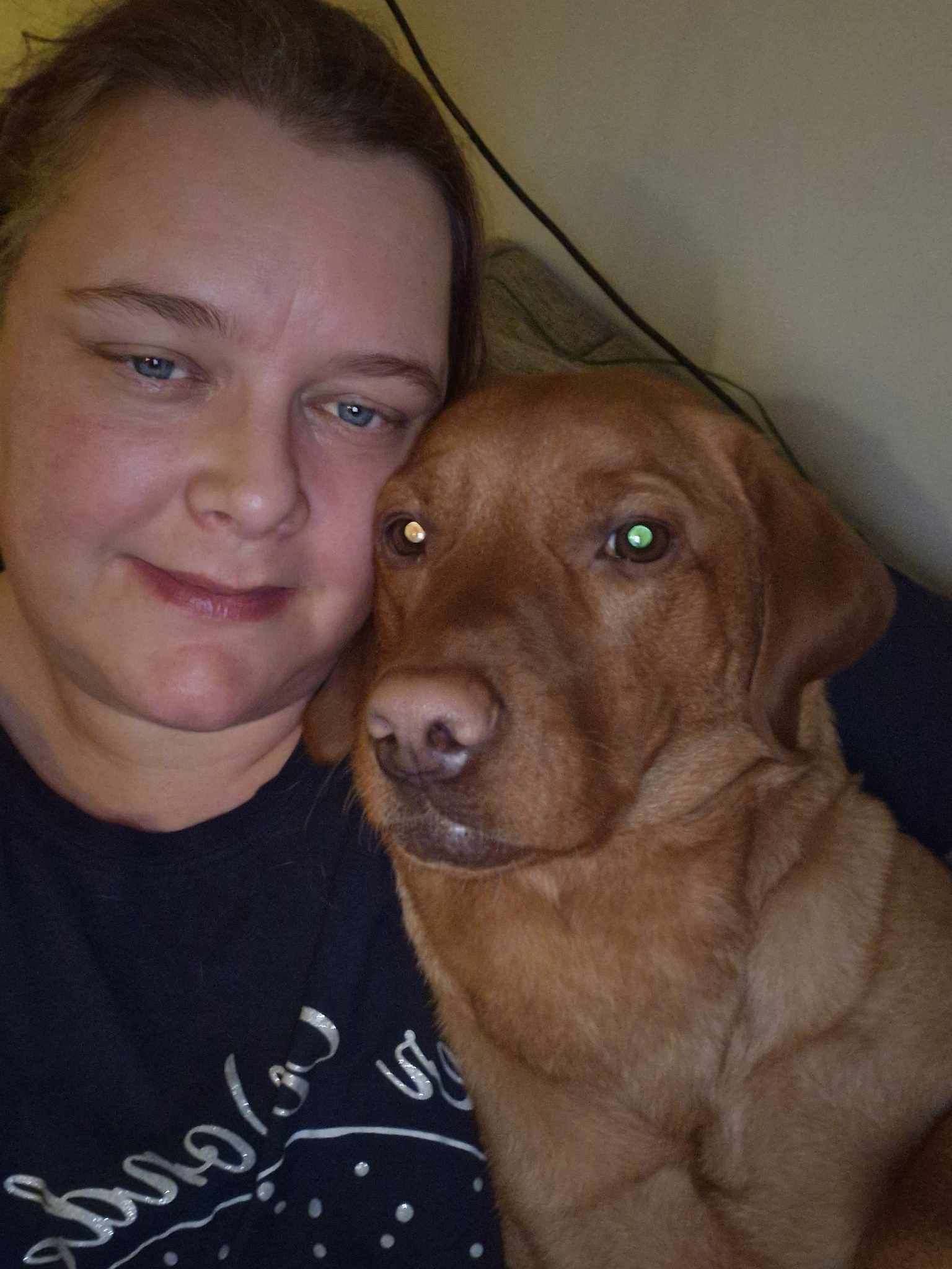 Suppleant Tina och hunden Aice