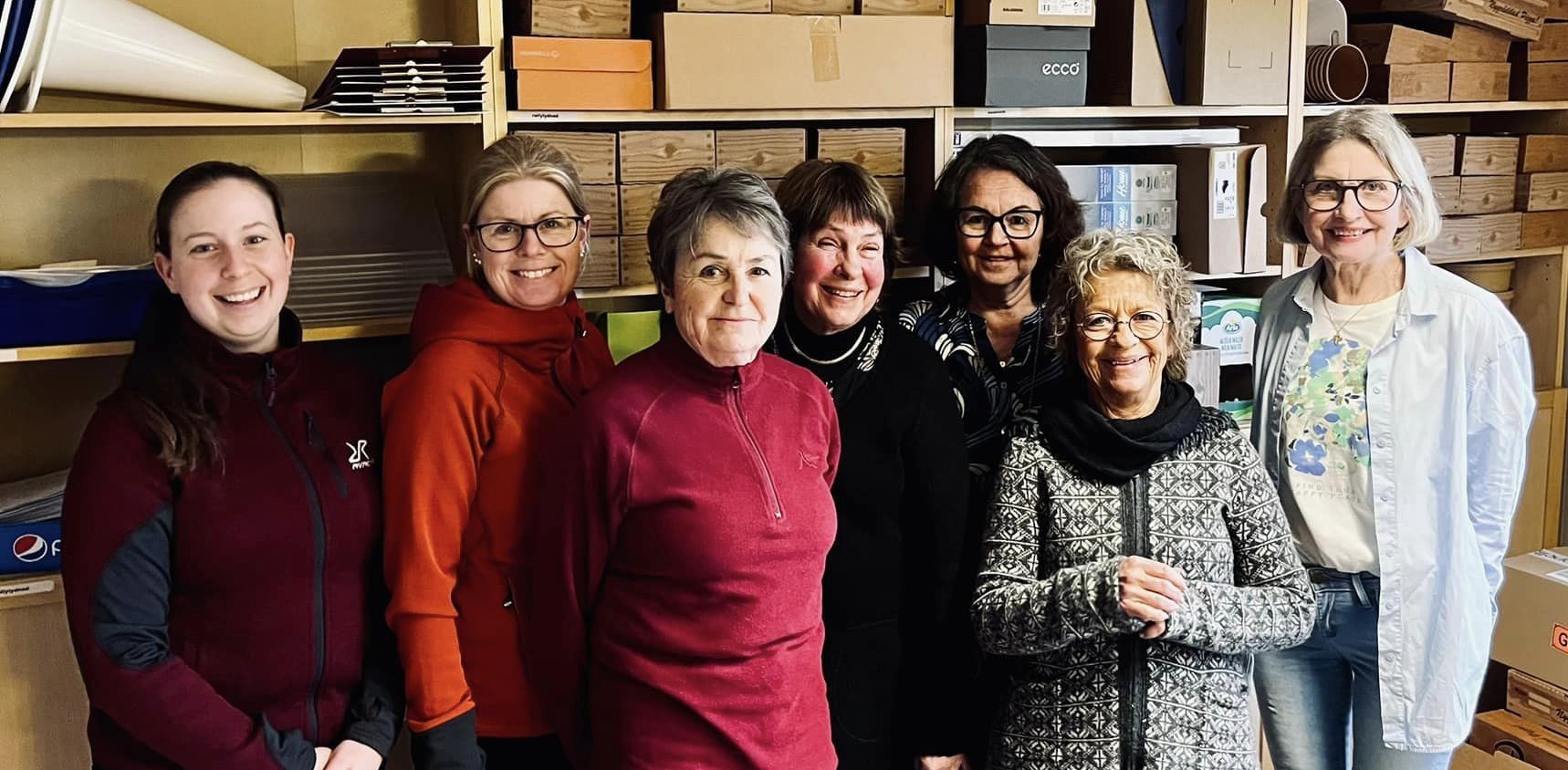 Styrelse 2024 (på bilden saknas sekreterare Marie Bergström och suppleant Jimmy Winge
