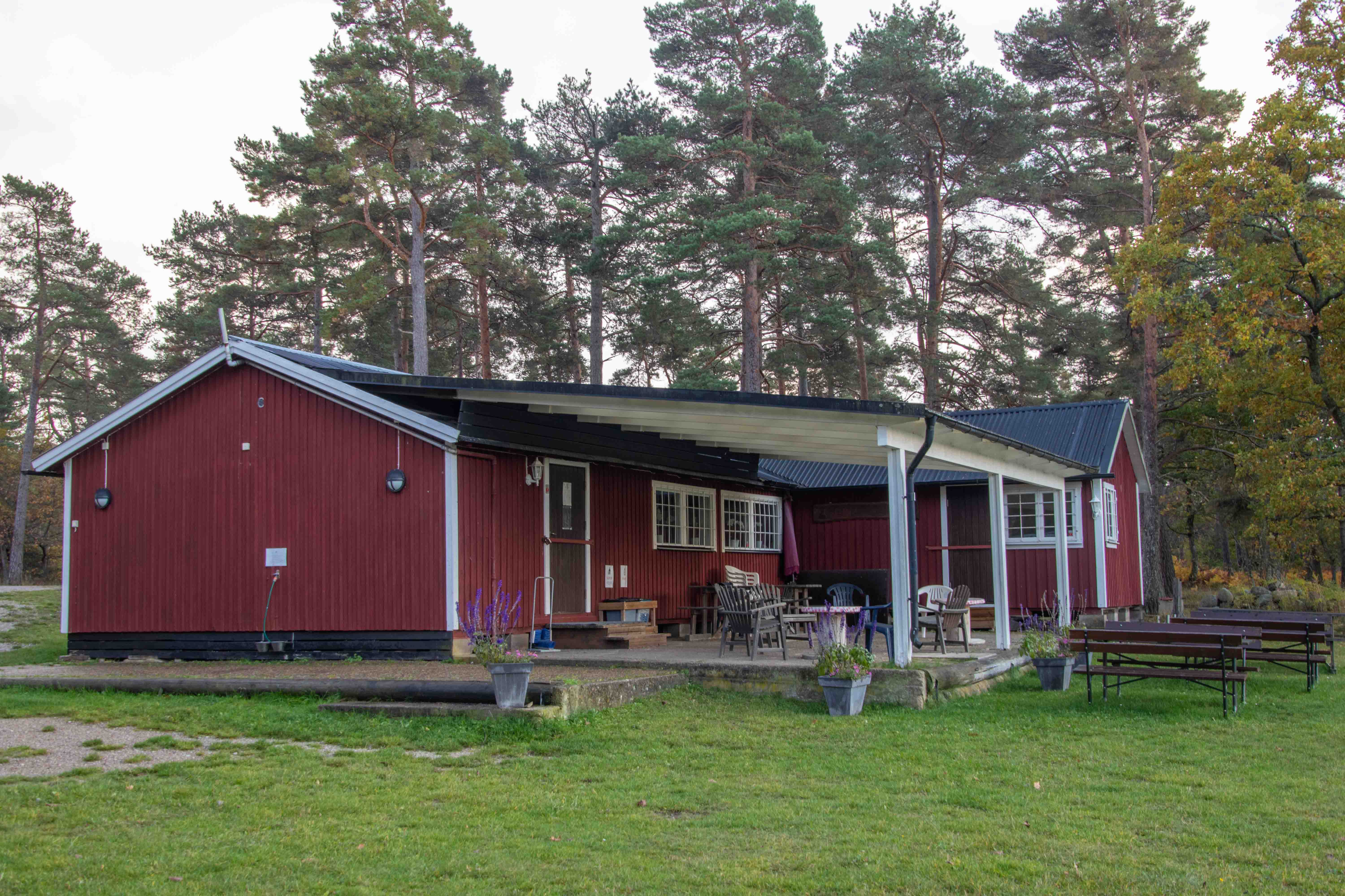 Visby BK klubbstuga framifrån