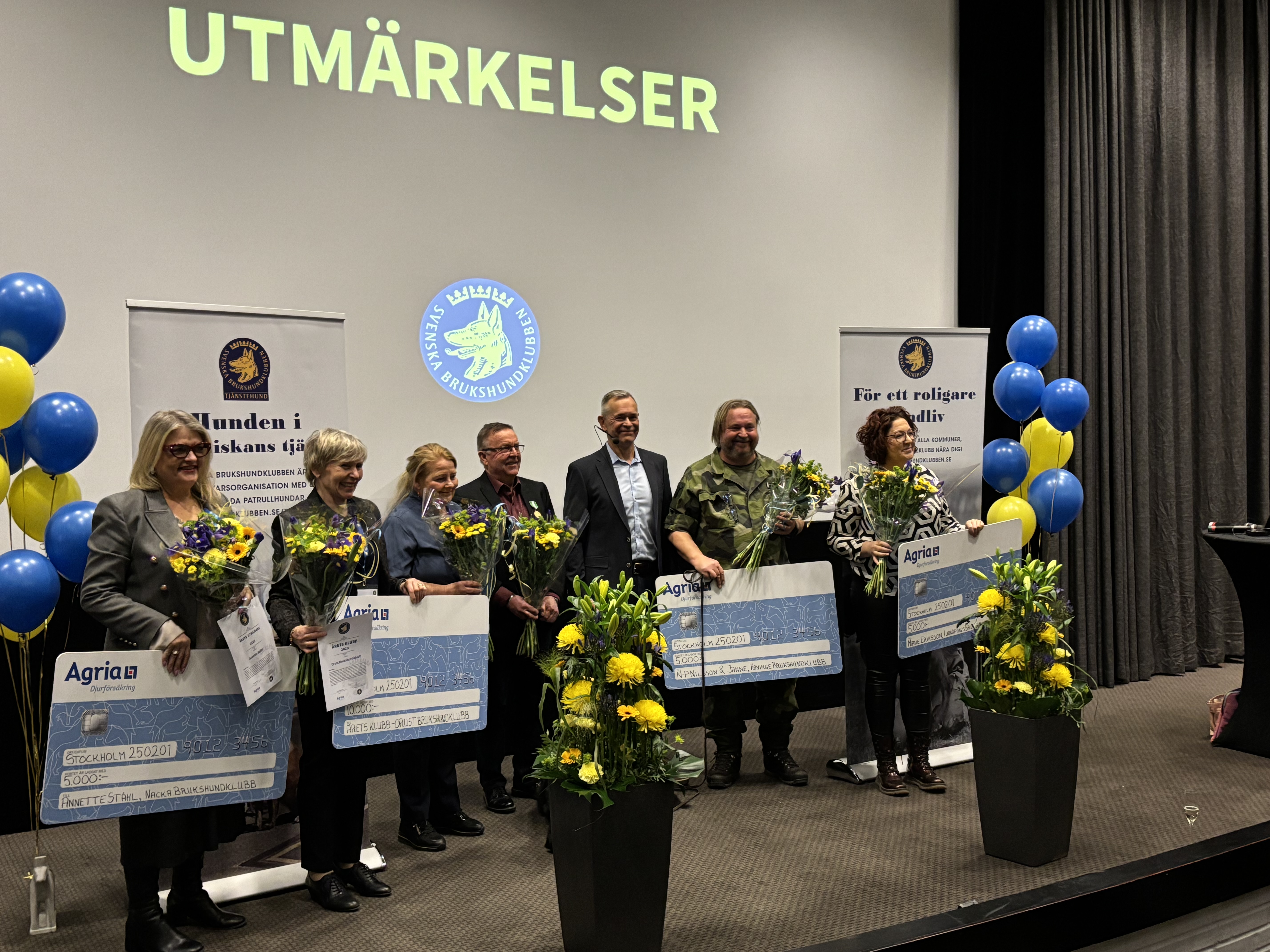 Bild på mottagarna av Agriastipendierna 2023