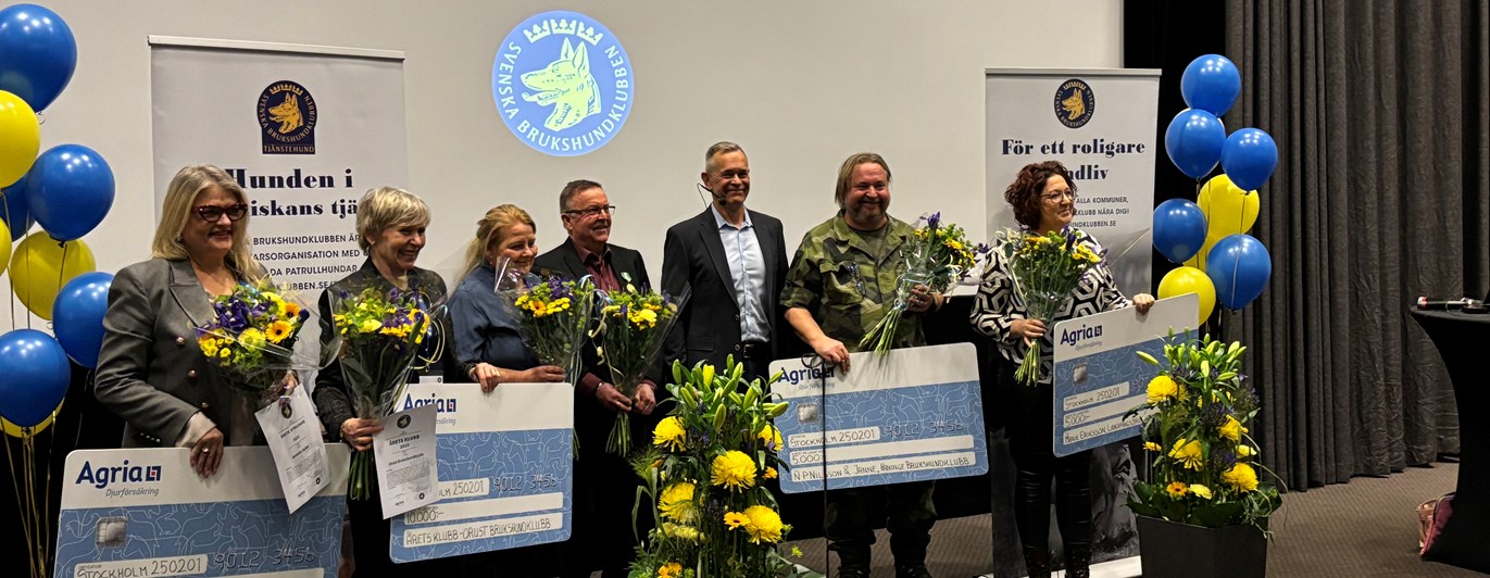 Bild på mottagarna av Agriastipendierna 2023