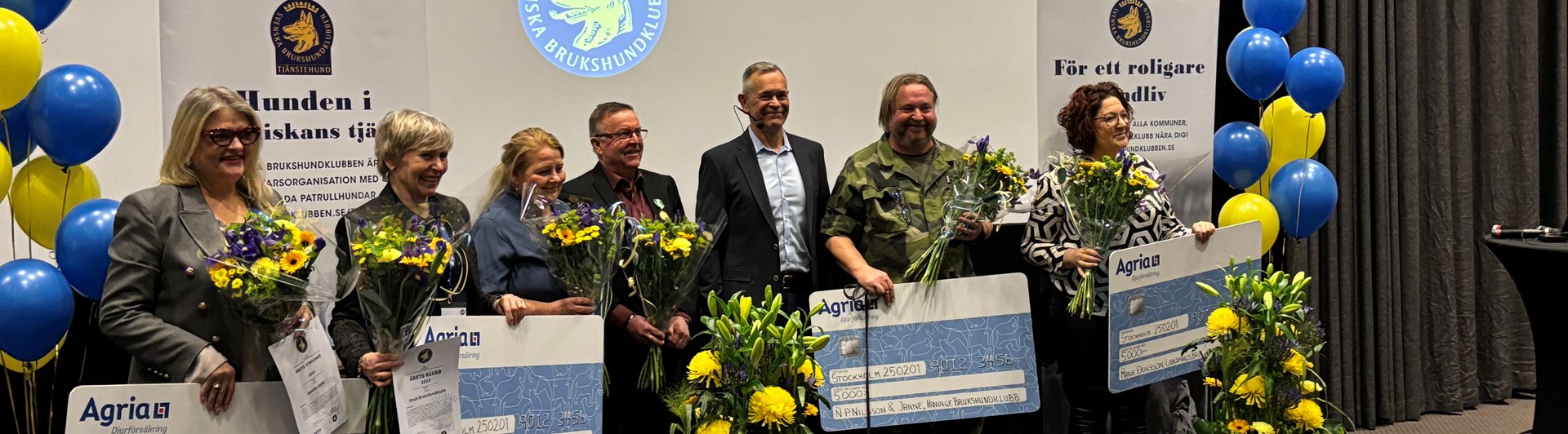 Bild på mottagarna av Agriastipendierna 2023