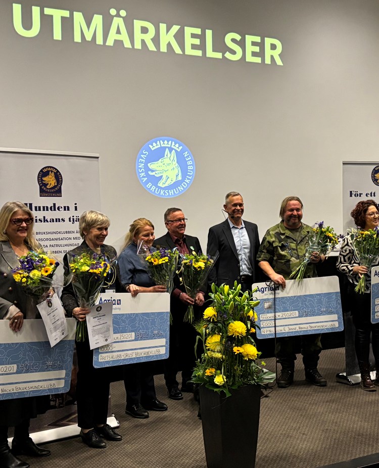 Bild på mottagarna av Agriastipendierna 2023