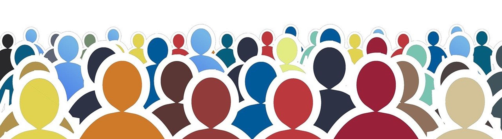 Tecknade människor i grupp