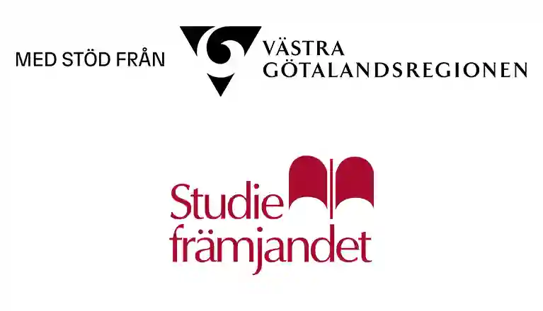 Logotyper från Västra Götalandsregionen och Studiefrämjandet