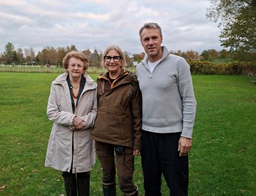 Våra markägare tillsammans med vår ordförande 2025