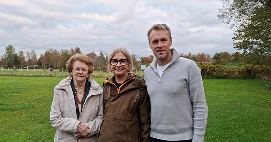 Våra markägare tillsammans med vår ordförande 2025