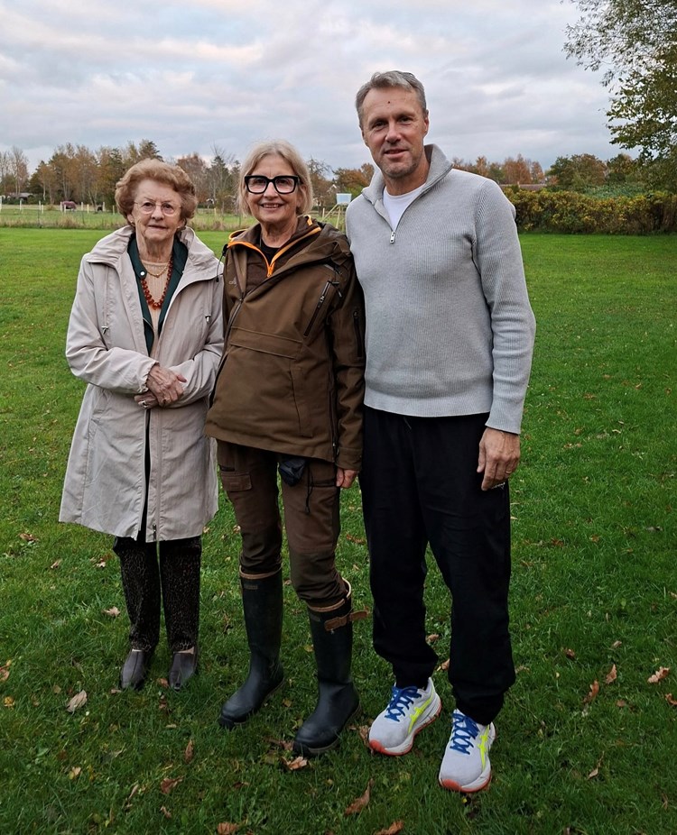 Våra markägare tillsammans med vår ordförande 2025