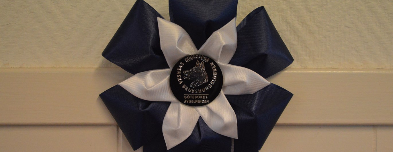 Bild på en rosett som tilldelas vinnaren av årets ekipage