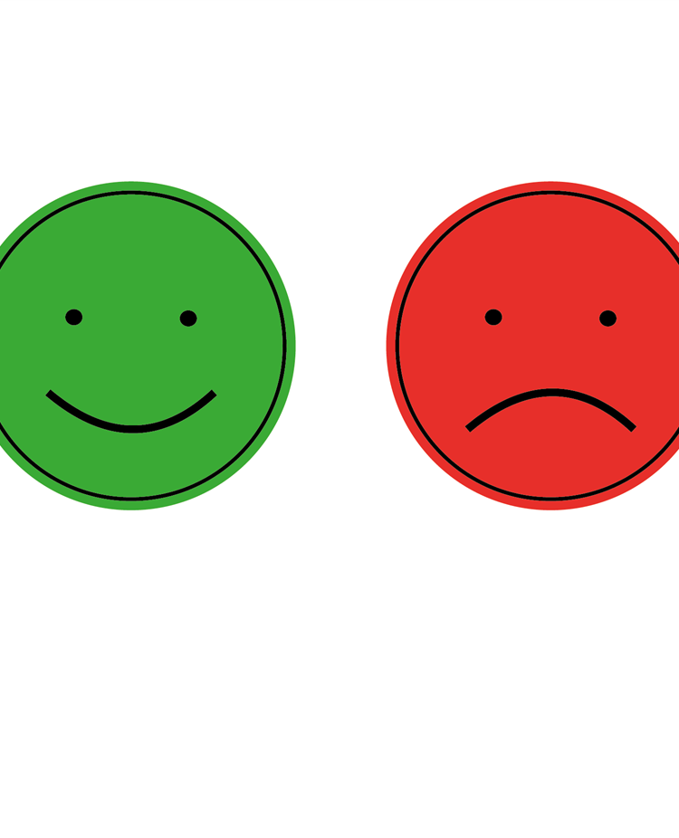 Glad gubbe och arg gubbe