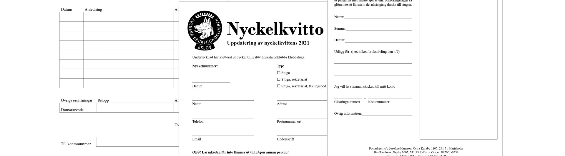Dokument Eslövs Brukshundklubb