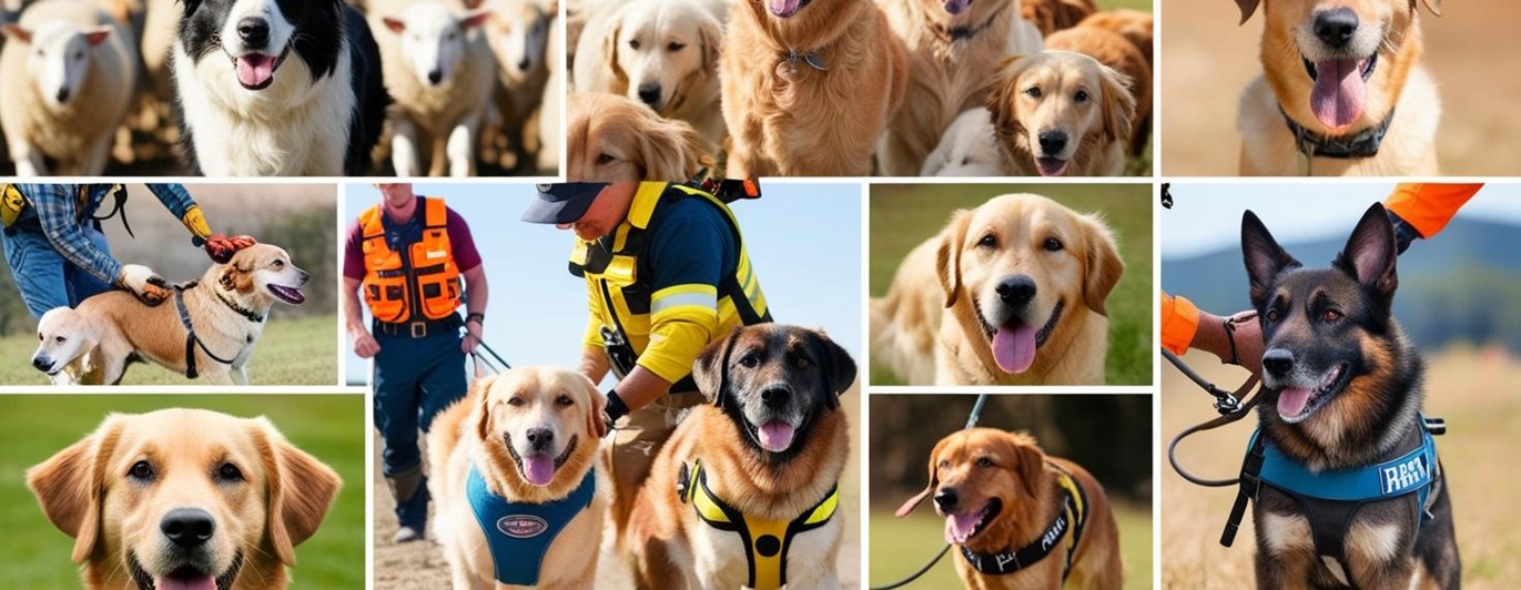 Hundar som jobbar