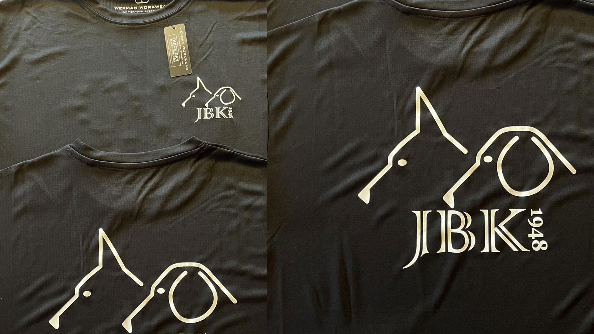 T-shirt med JBKs logotyp