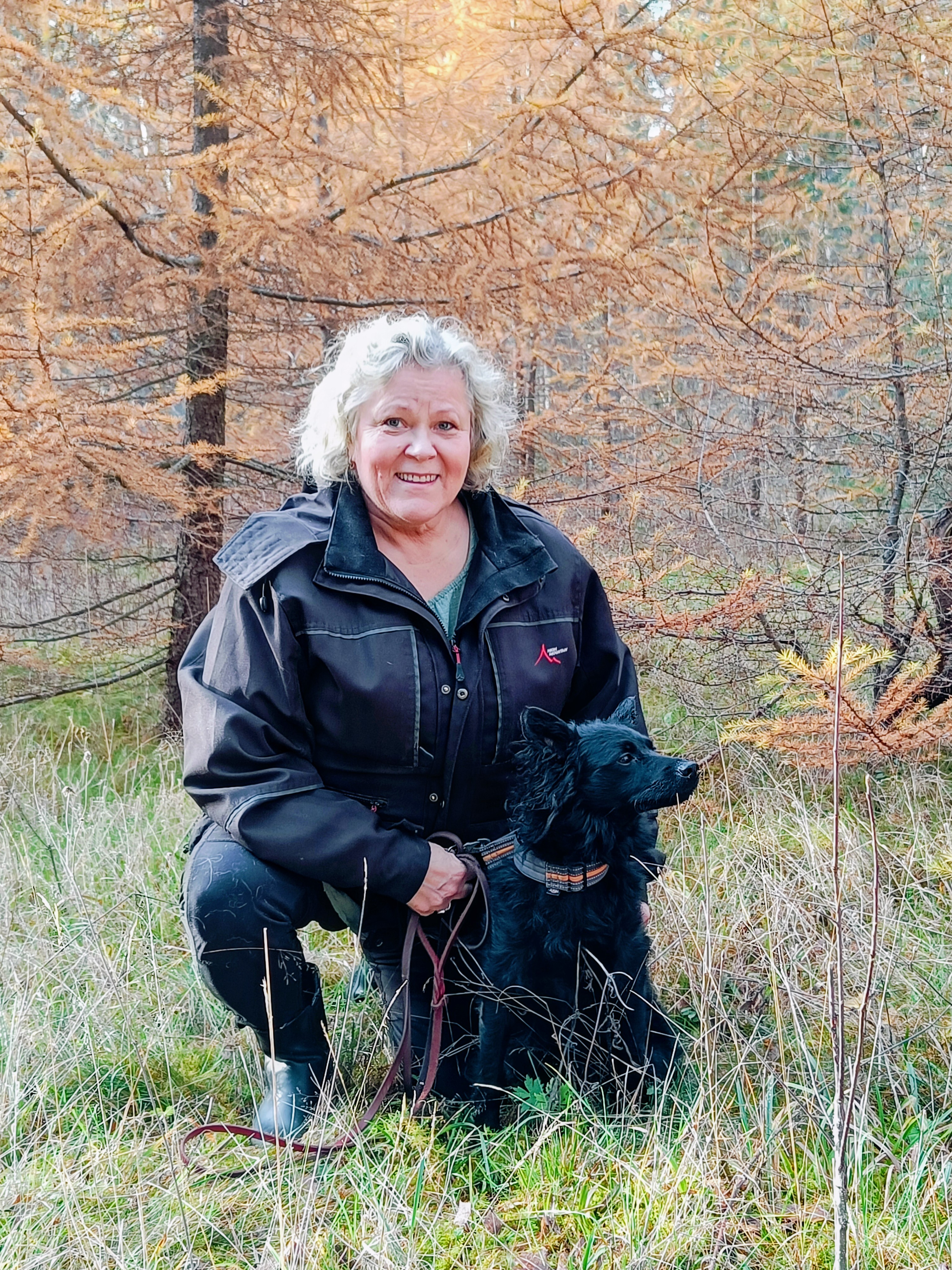 Ammi med sin Hrvatski ovcar, Inez.