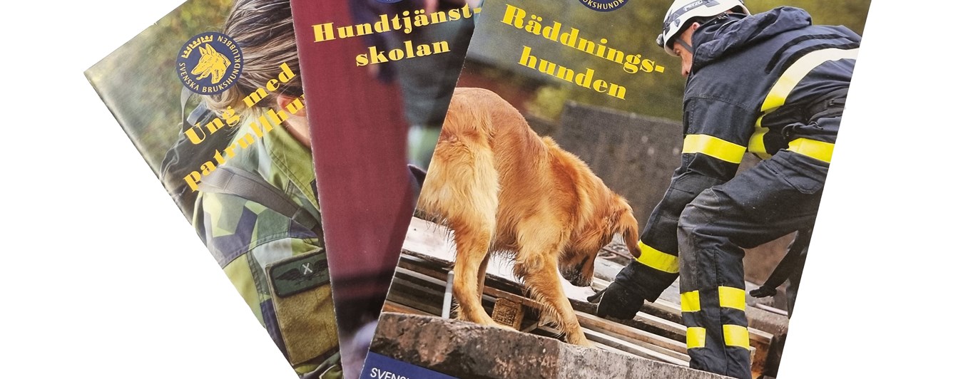 Broschyrer om tjänstehundar