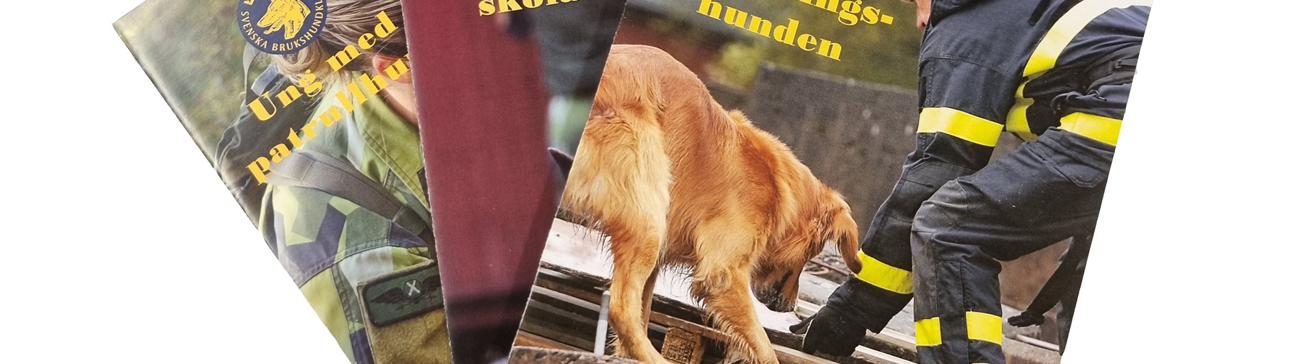 Broschyrer om tjänstehundar