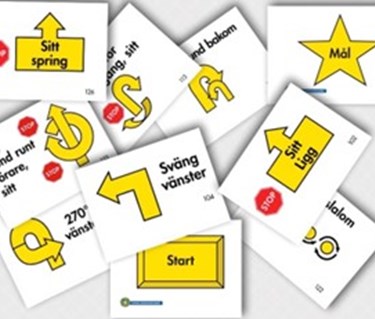 Bild på flera Rallylydnadsskyltar