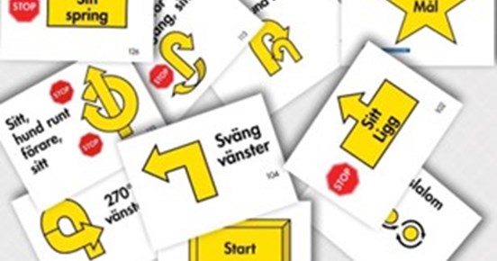 Bild på flera Rallylydnadsskyltar