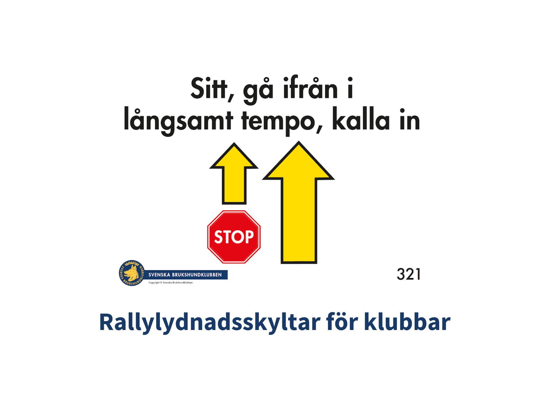 Rallylydnadsskyltar för klubbar