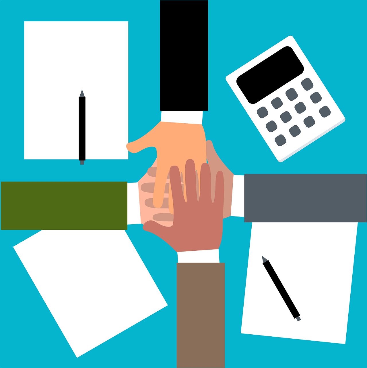 Händer som håller hand