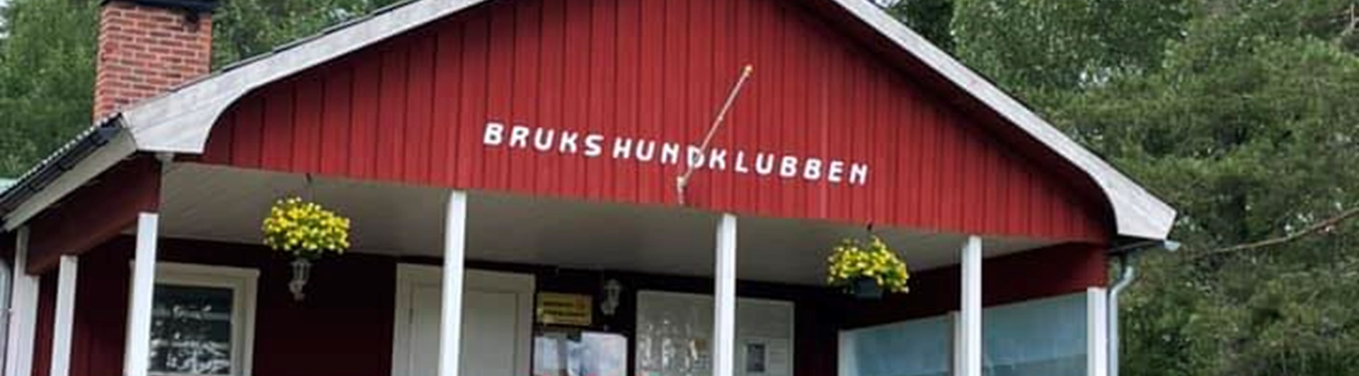 Bild på Munkfors Brukshundklubb klubbstuga.
