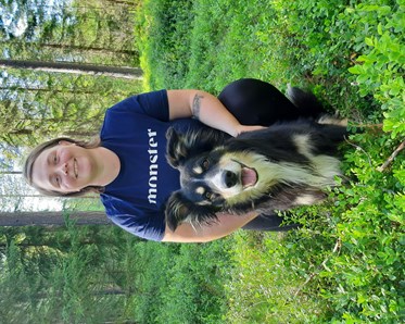 Erica Häggström med Check