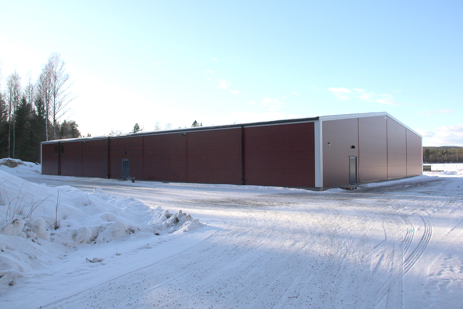 Inomhushallen på Gagnef-Floda brukshundklubb