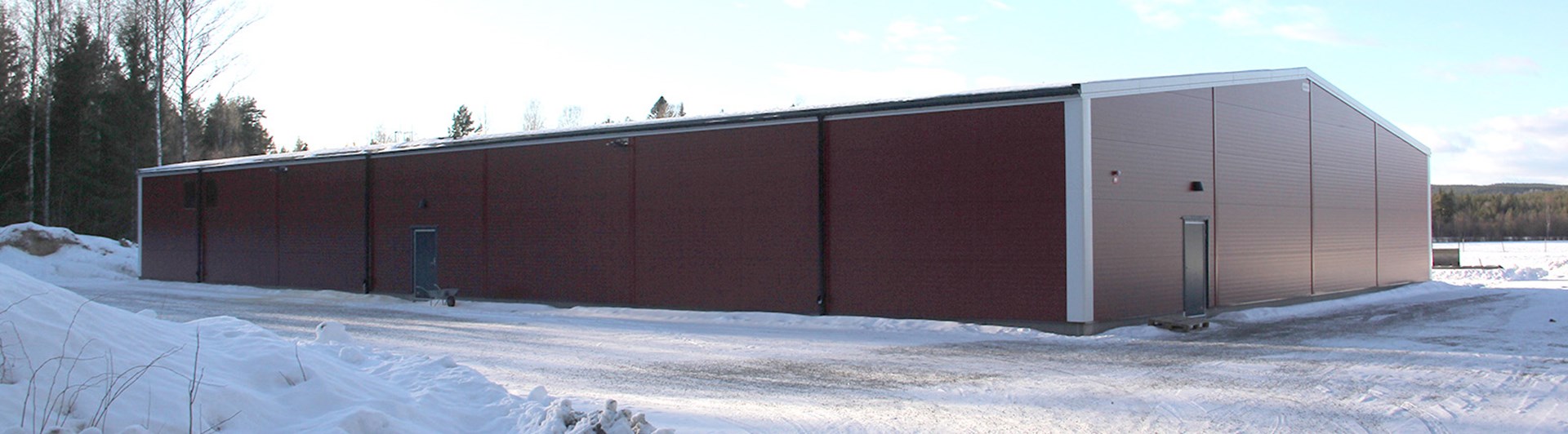 Inomhushallen på Gagnef-Floda brukshundklubb