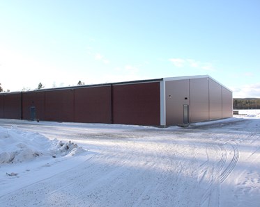 Inomhushallen på Gagnef-Floda brukshundklubb