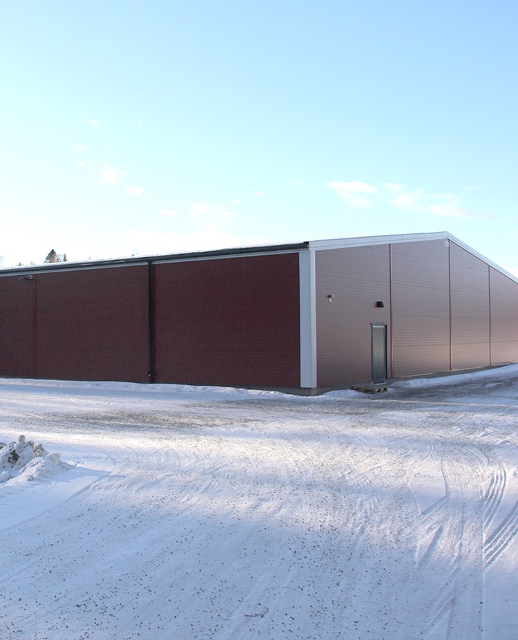 Inomhushallen på Gagnef-Floda brukshundklubb