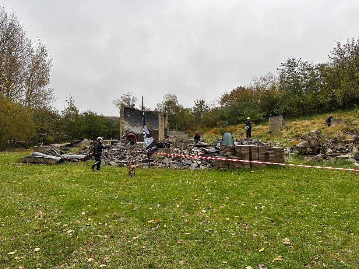 Bild på ett sökområde för SAR-träning