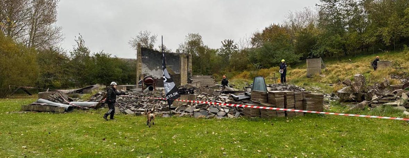 Bild på ett sökområde för SAR-träning