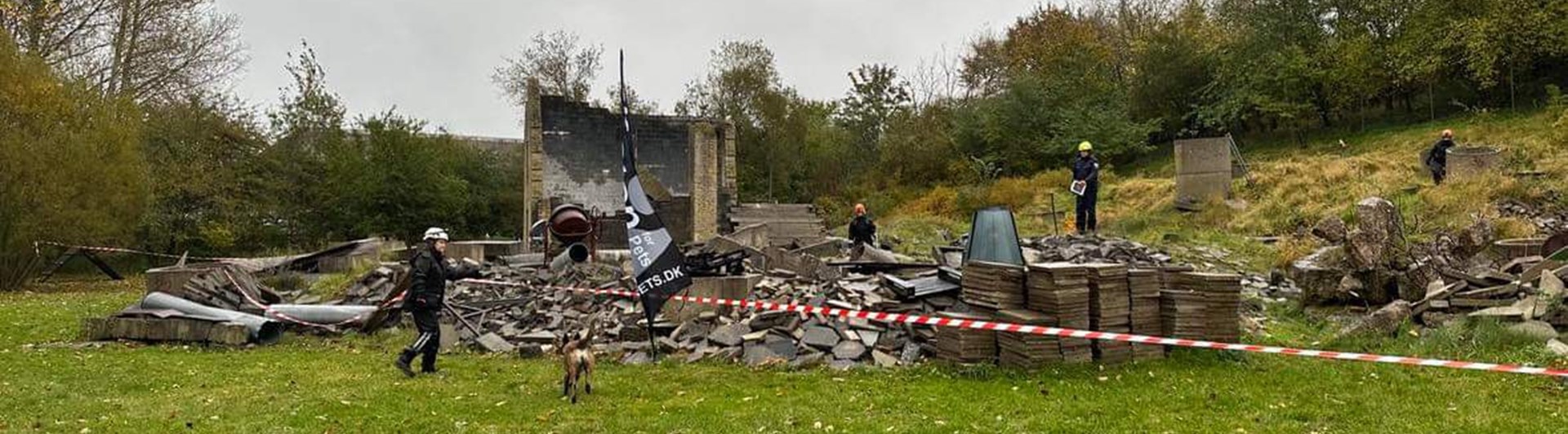 Bild på ett sökområde för SAR-träning