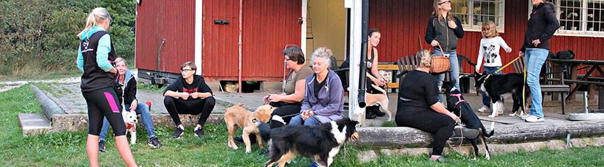 Medlemmar vid stugan