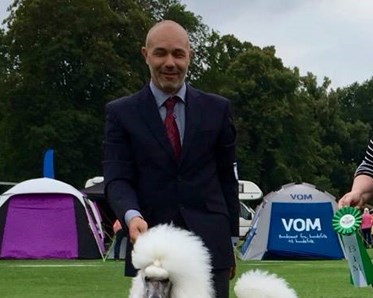 Ian Dilton med champion Downpix Angel Eyes