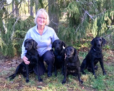 Vår instruktör Siw Rüden