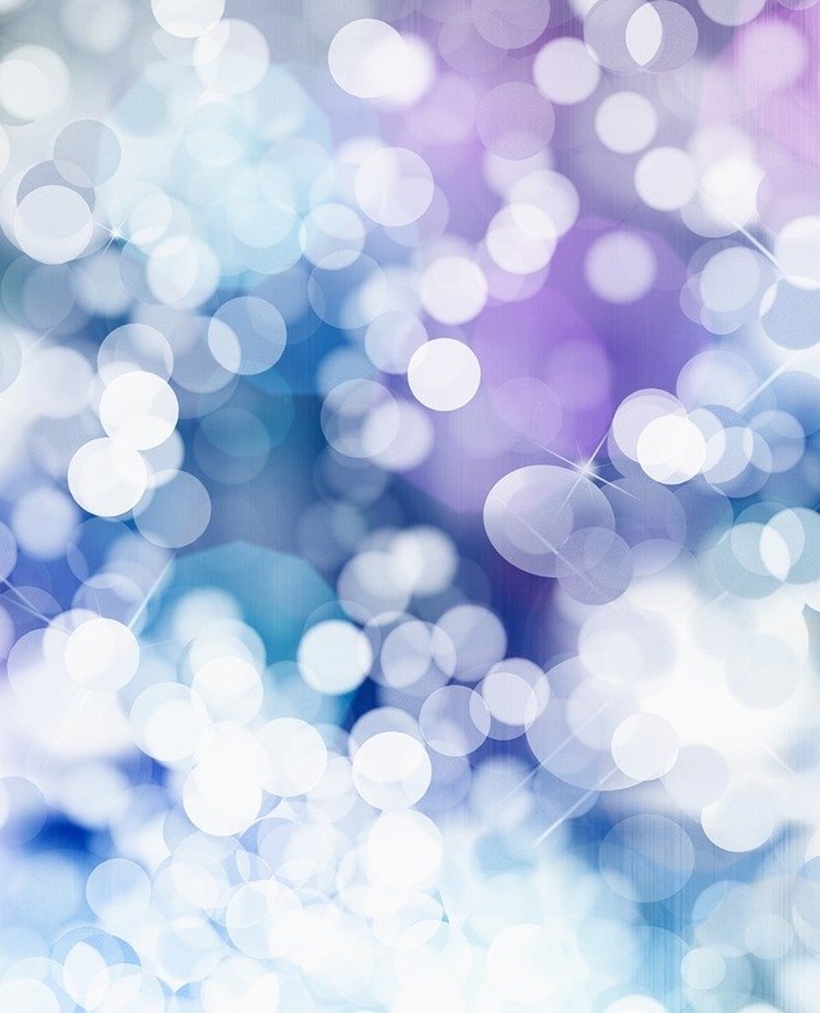 Abstrakt bild med prickar rosa och blå