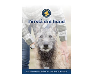 Bild på framsidan av broschyren "Förstå din hund"