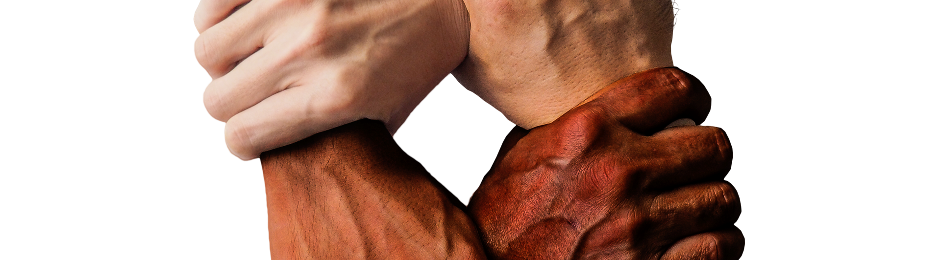 Händer på varandra i en cirkel